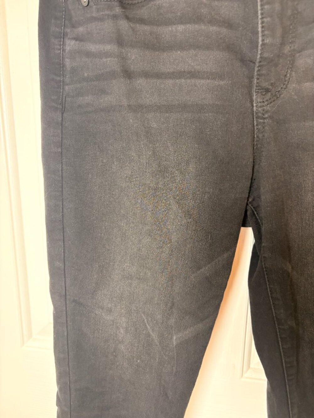 Democracy Ab Solution Black Vintage Skinny Stretch Jeans Size 10 - Picture 2 of 6